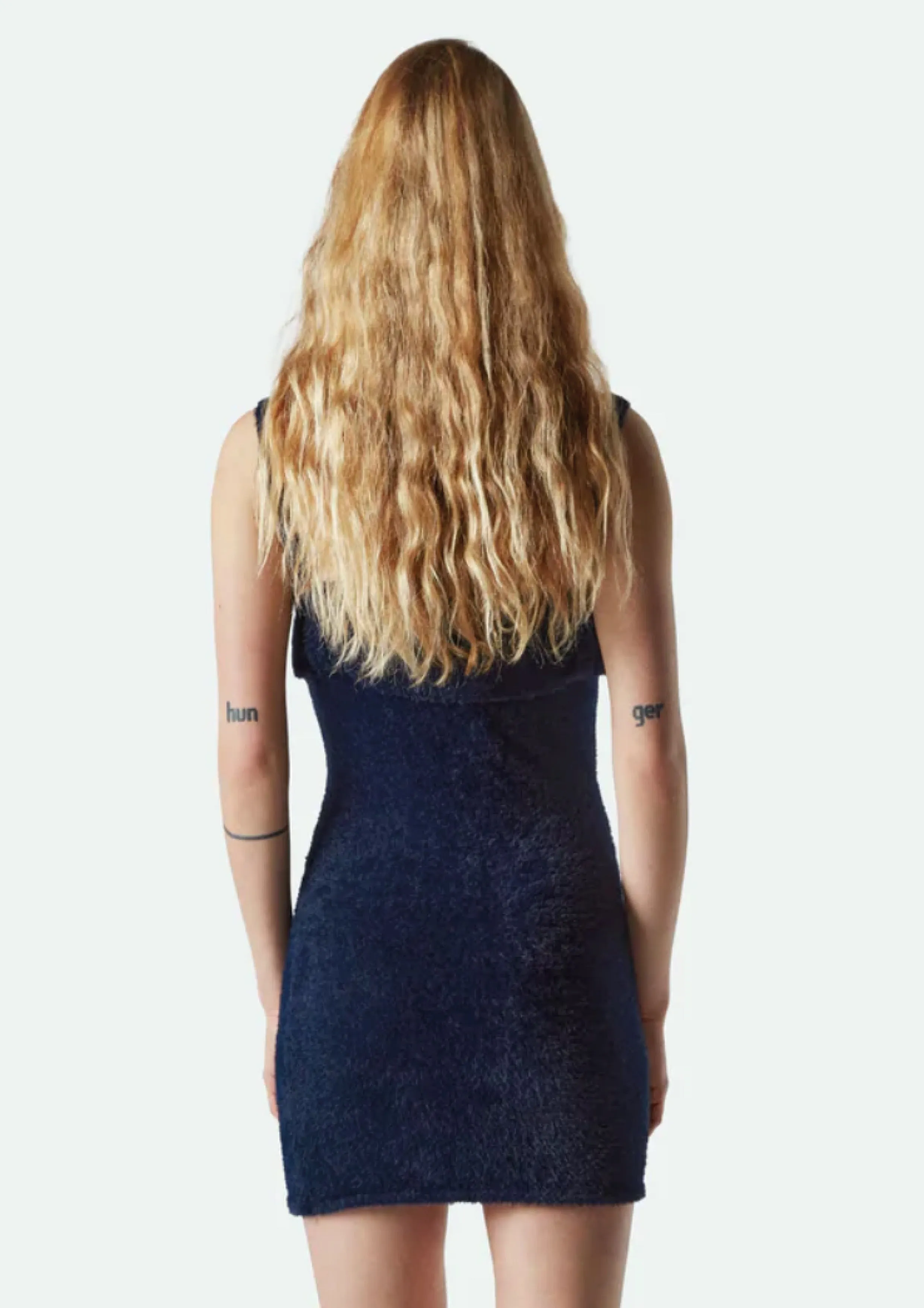 COPERNI - KNIT MINI DRESS NAVY