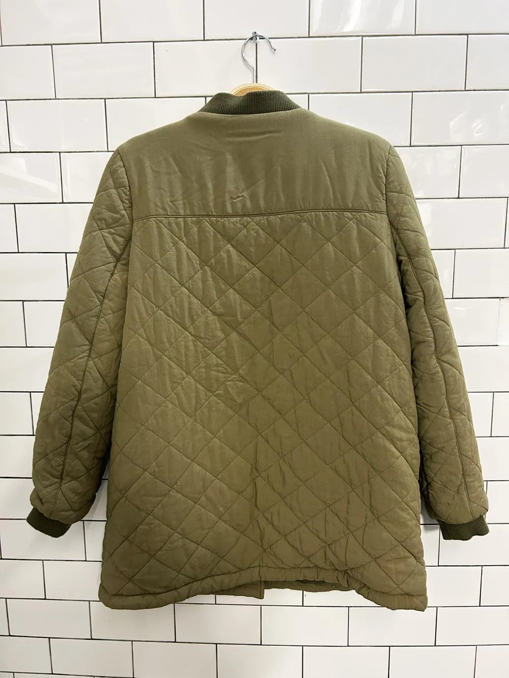 cozy layered quilted liner coat