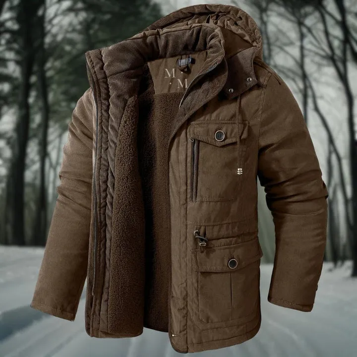 Cozy men's winter coat for ultimate comfort