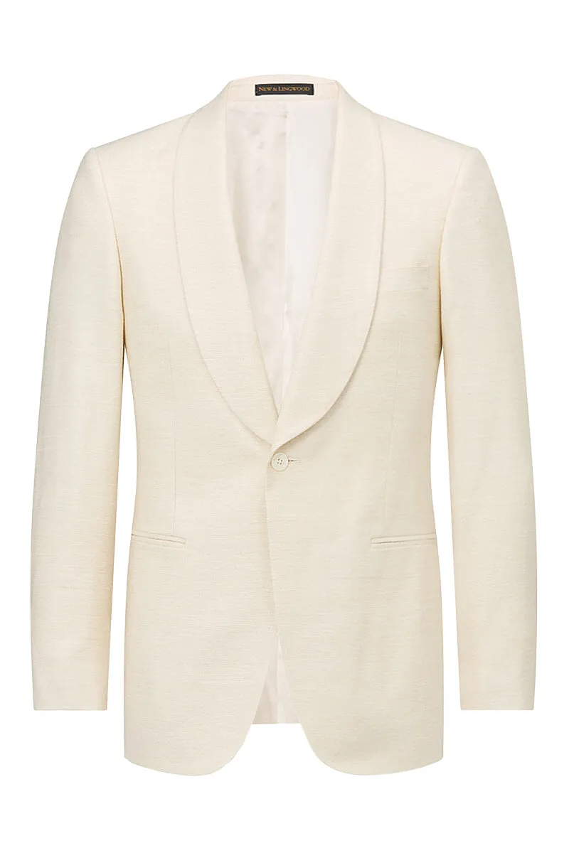 Cream Shawl Collar Dinner Jacket