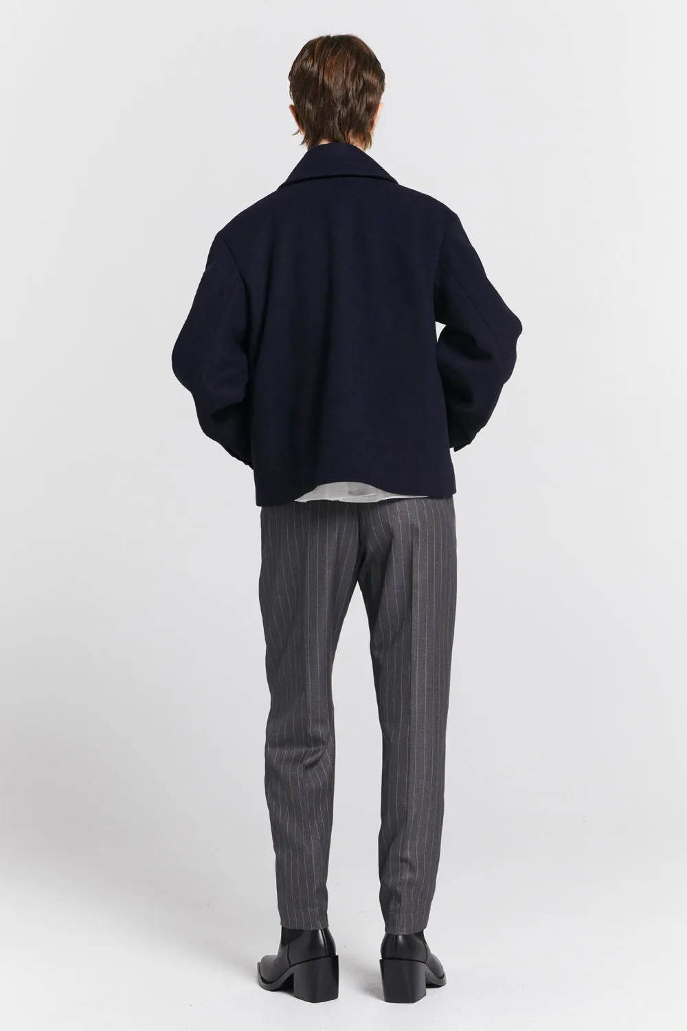 Cropped Peacoat Navy