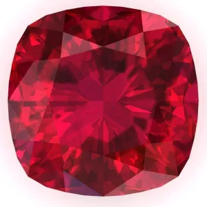 Cushion FAB Lab-Grown Ruby Gems