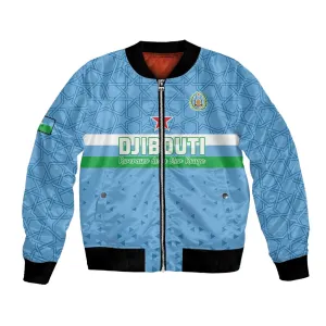 Custom Djibouti Football Bomber Jacket Go Champions LT15