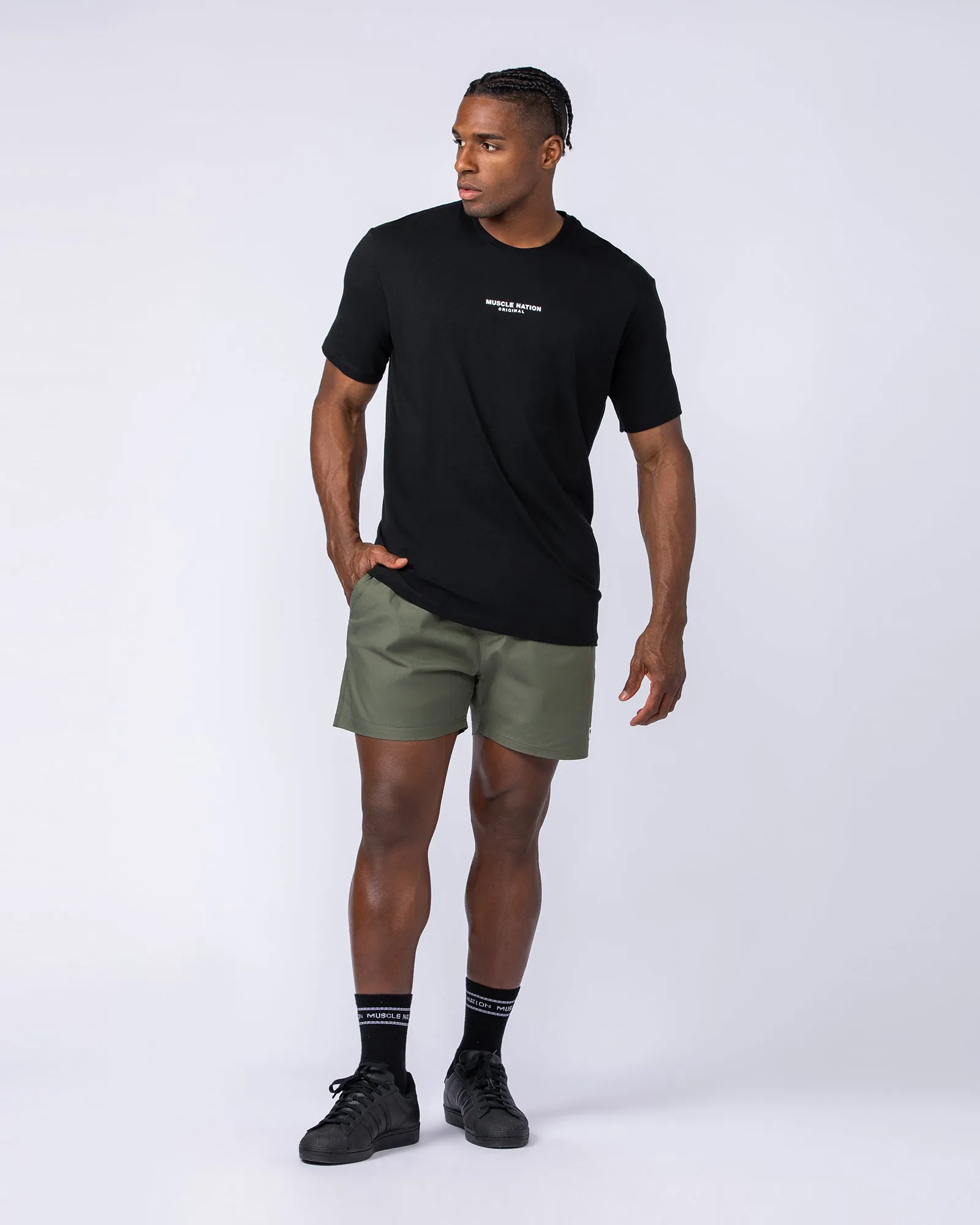 Daily 4" Shorts - Dark Khaki