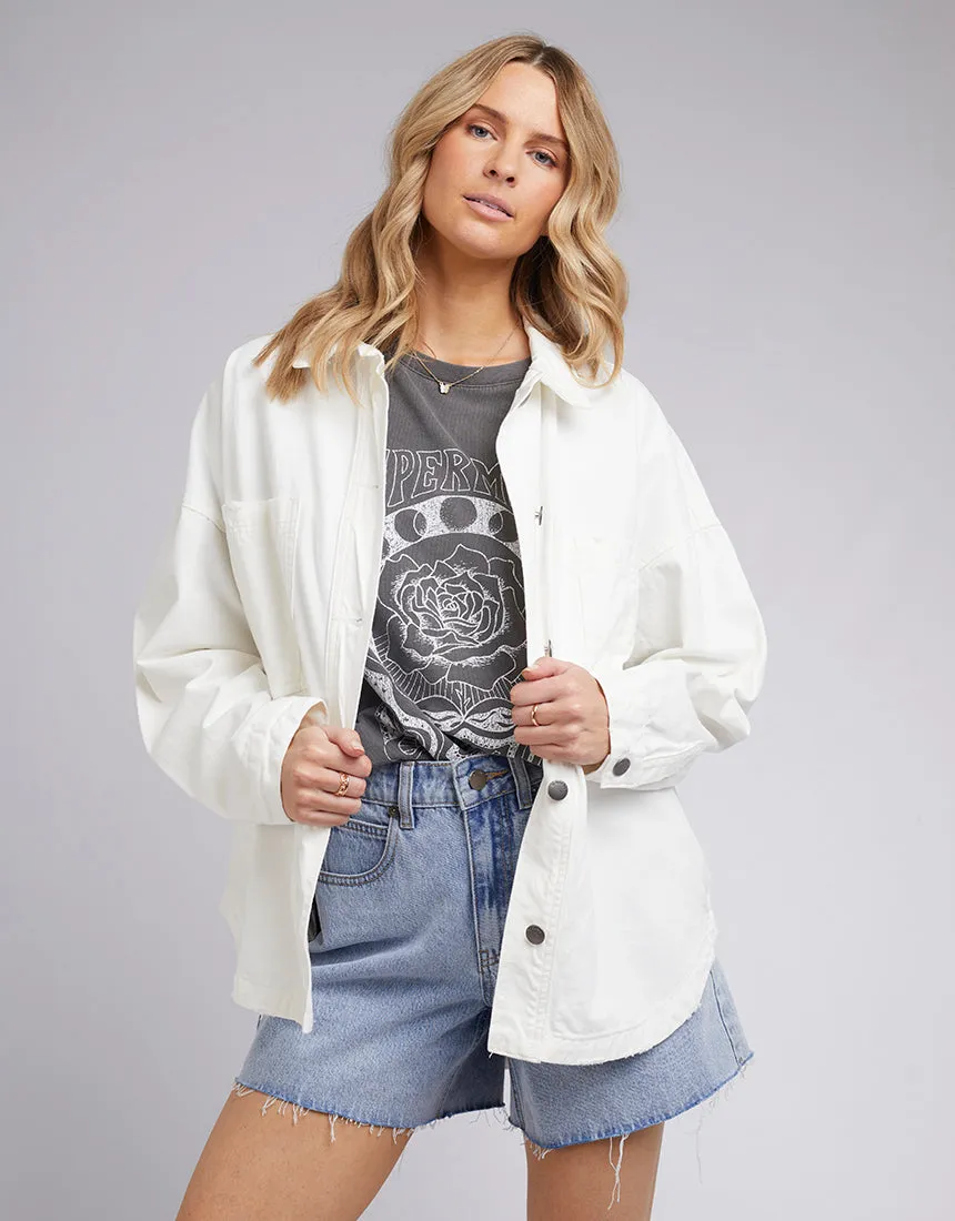 Dale Shacket - Vintage White