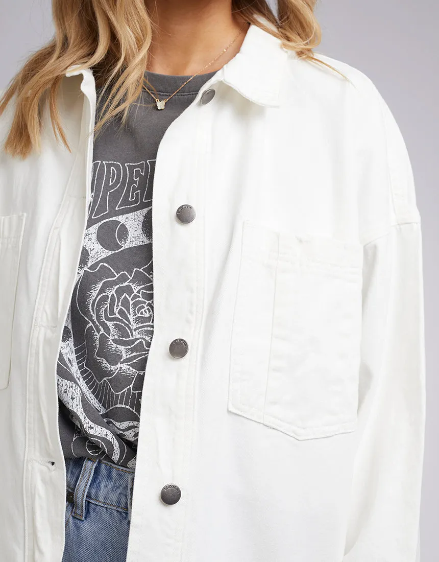 Dale Shacket - Vintage White