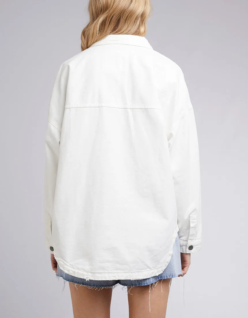 Dale Shacket - Vintage White