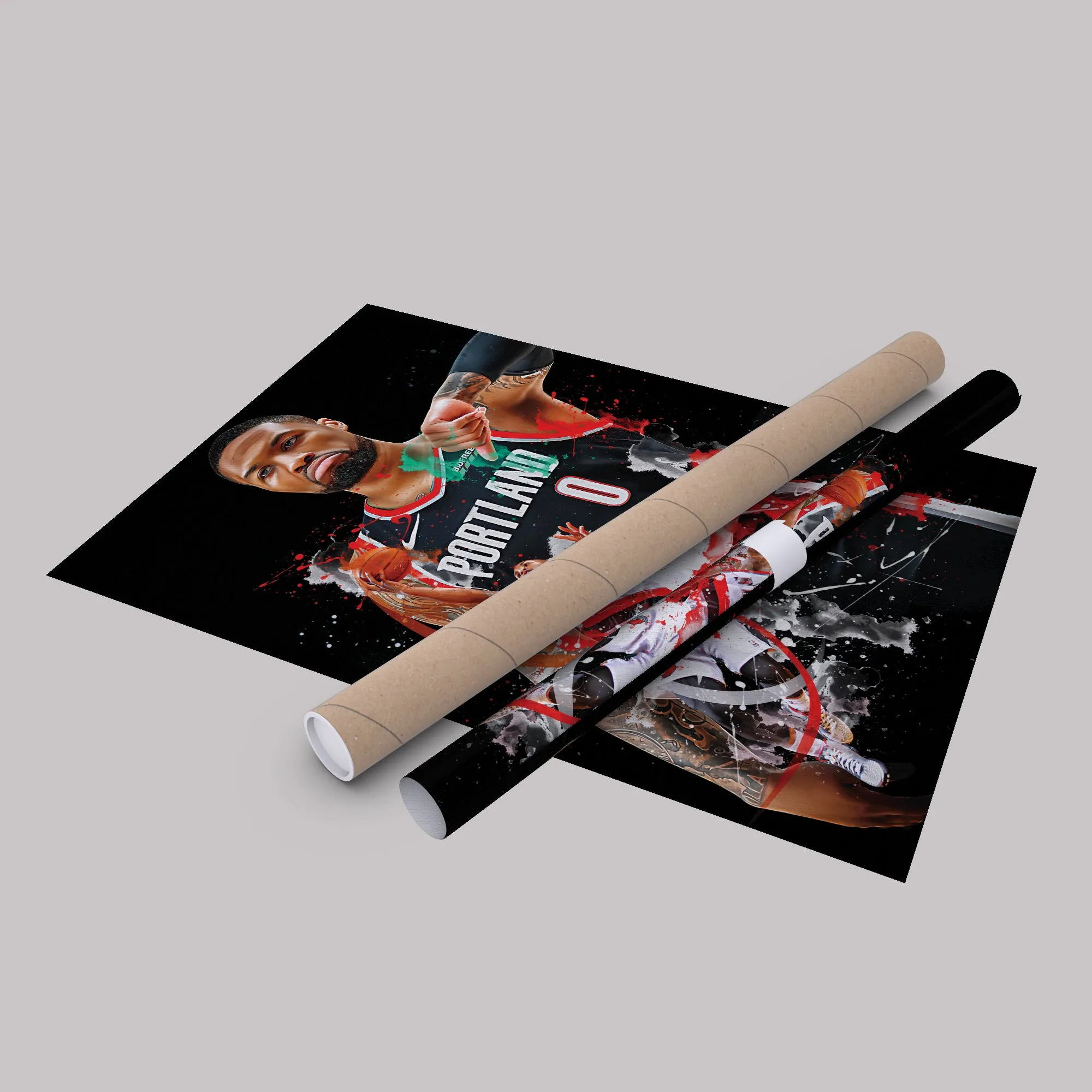 Damian Lillard Blazers Canvas Print | Portland Basketball Wall Art