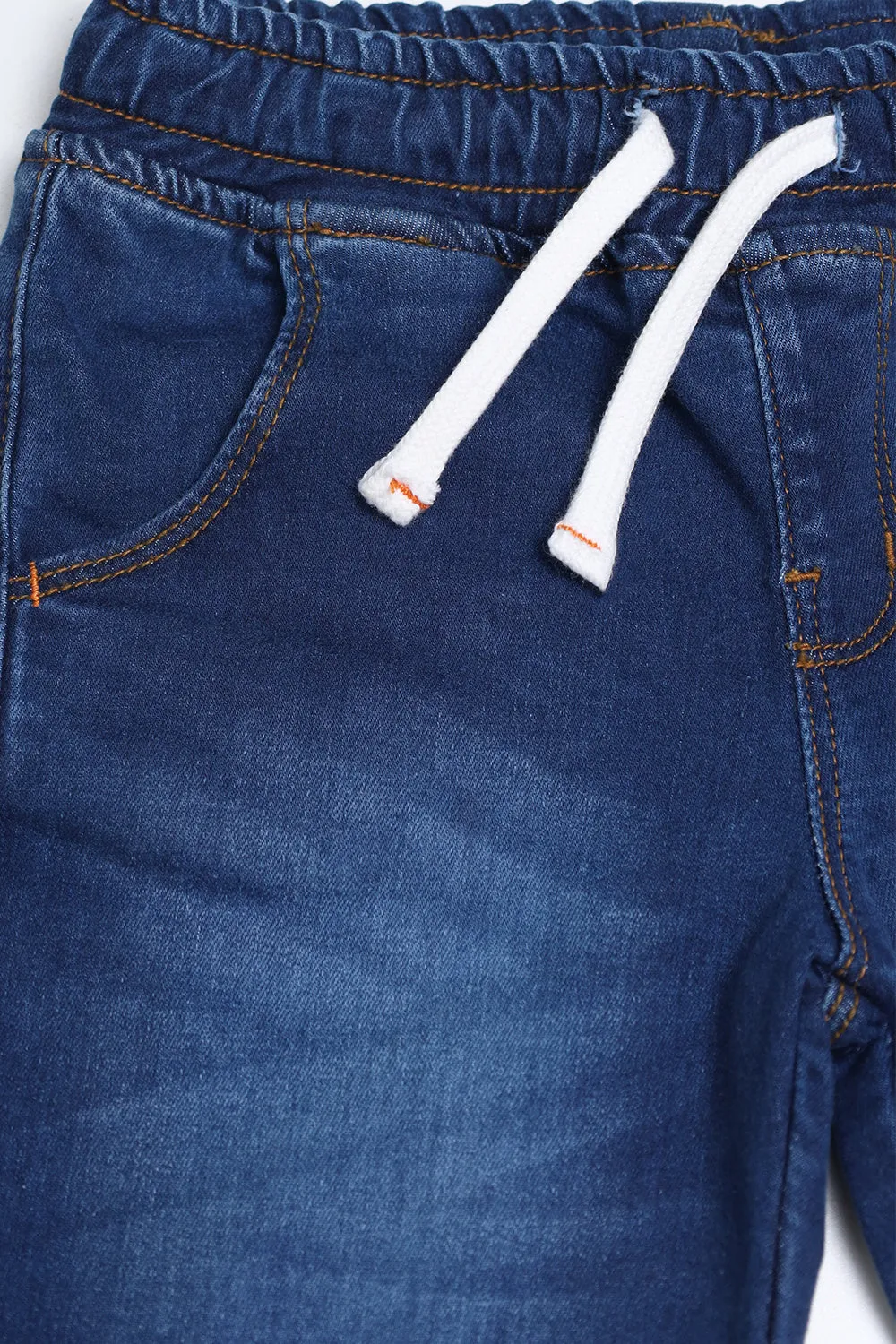 DARK BLUE - BOY'S DENIM SHORTS