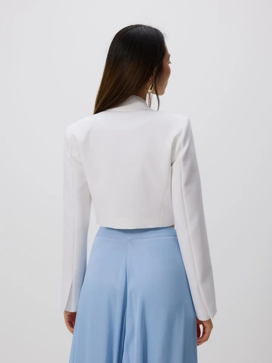 Decorative bow blazer