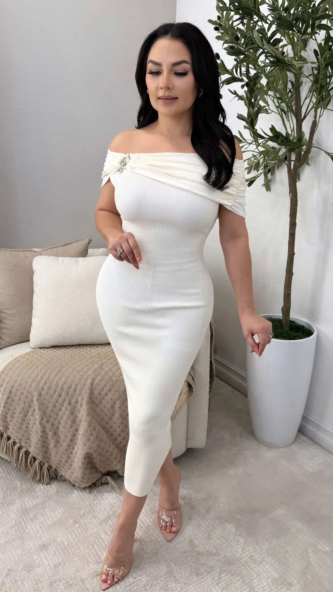 DELANI IVORY  DRESS