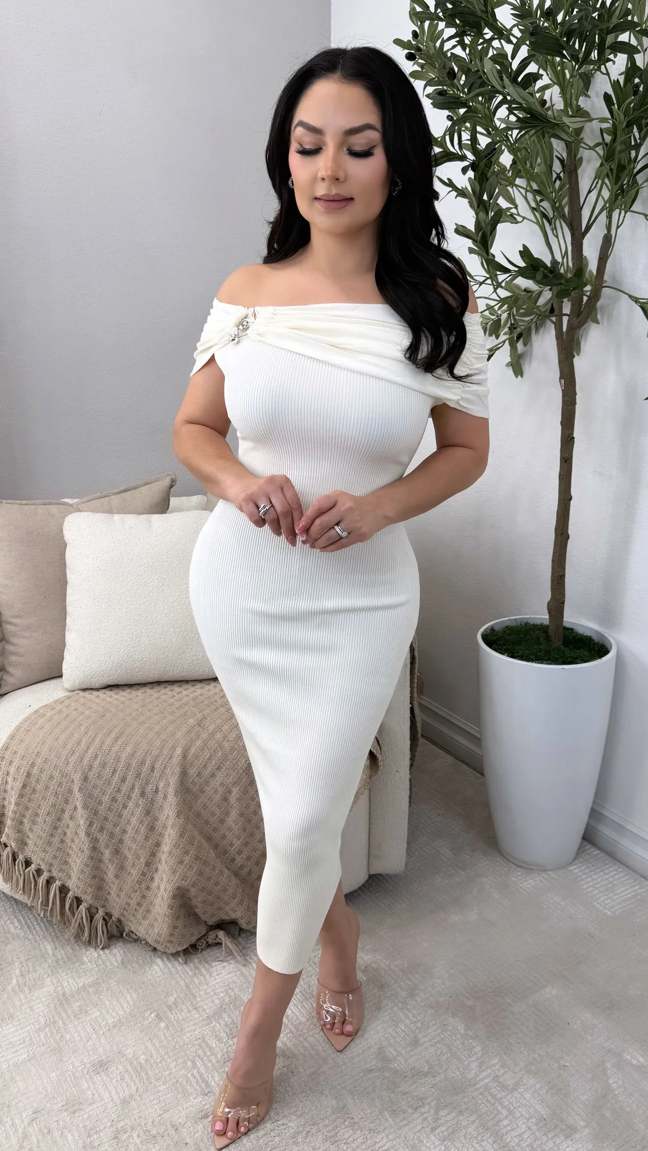 DELANI IVORY  DRESS