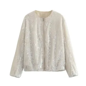 Despoina | shiny high street jacket