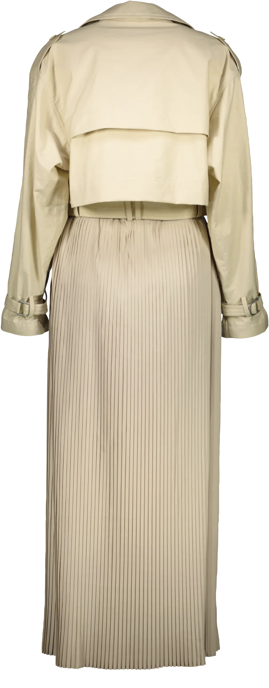 DETACHABLE LIGHT WEIGHT LONG TRENCH COAT