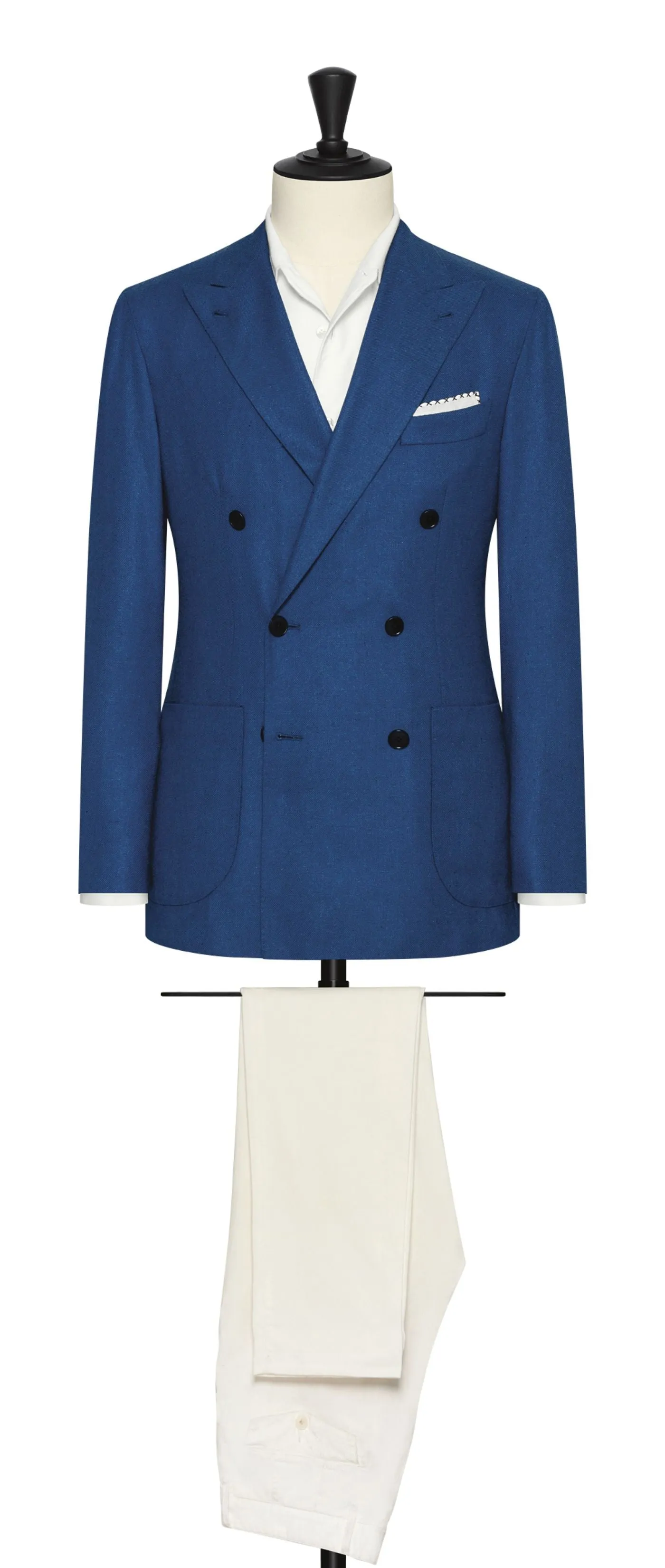 Di Pray Prussian Blue Silk & Wool