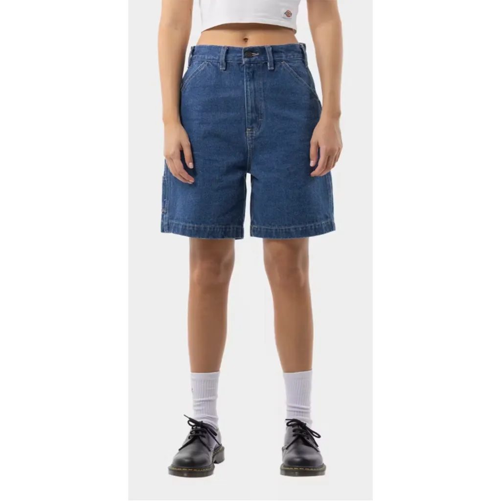 DICKIES 1997 DENIM SHORTS - STONE WASHED INDIGO