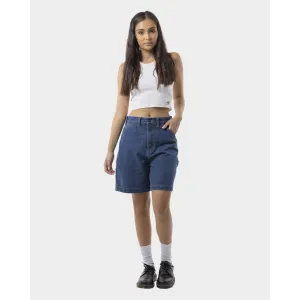 DICKIES 1997 DENIM SHORTS - STONE WASHED INDIGO