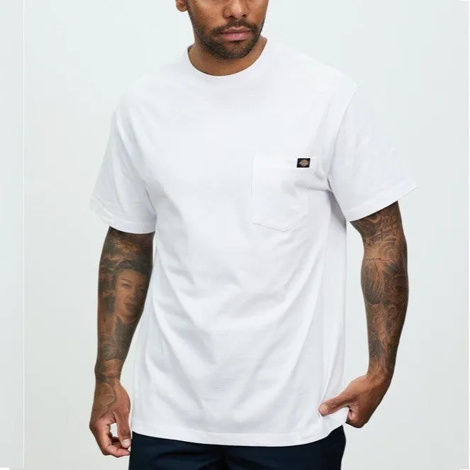 DICKIES HEAVY WEIGHT POCKET TEE WHITE