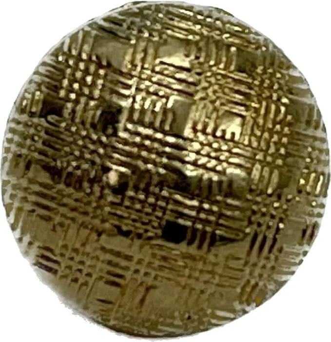 Dome Diamond-Pattern Shank Metal Buttons for Shirt & Kurta