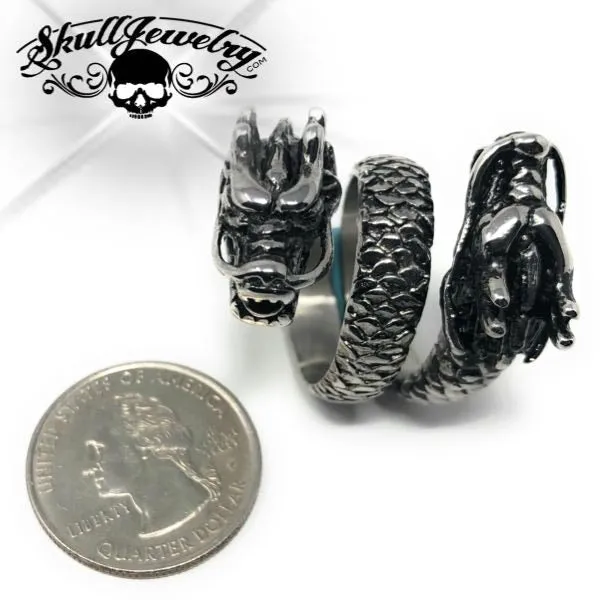 Double Dragon - Big & Bold Dragon Ring (#323)