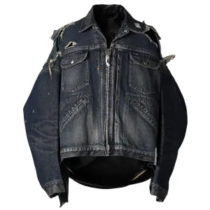 DOUBLE LAYERED JACKET / INDIGO
