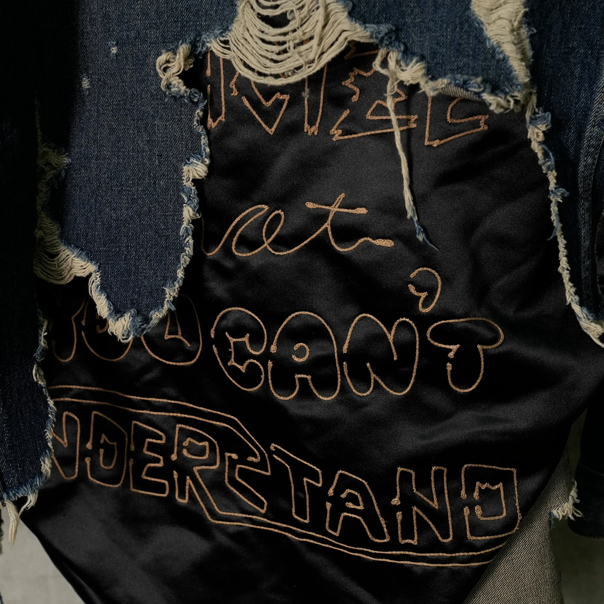 DOUBLE LAYERED JACKET / INDIGO