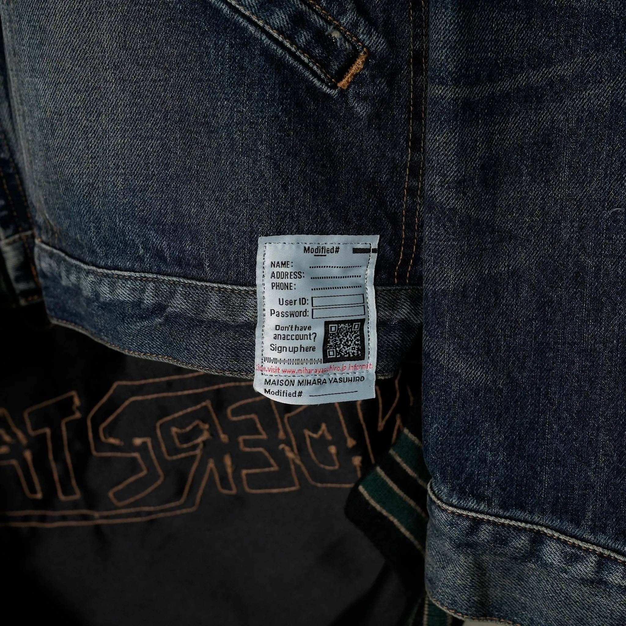 DOUBLE LAYERED JACKET / INDIGO