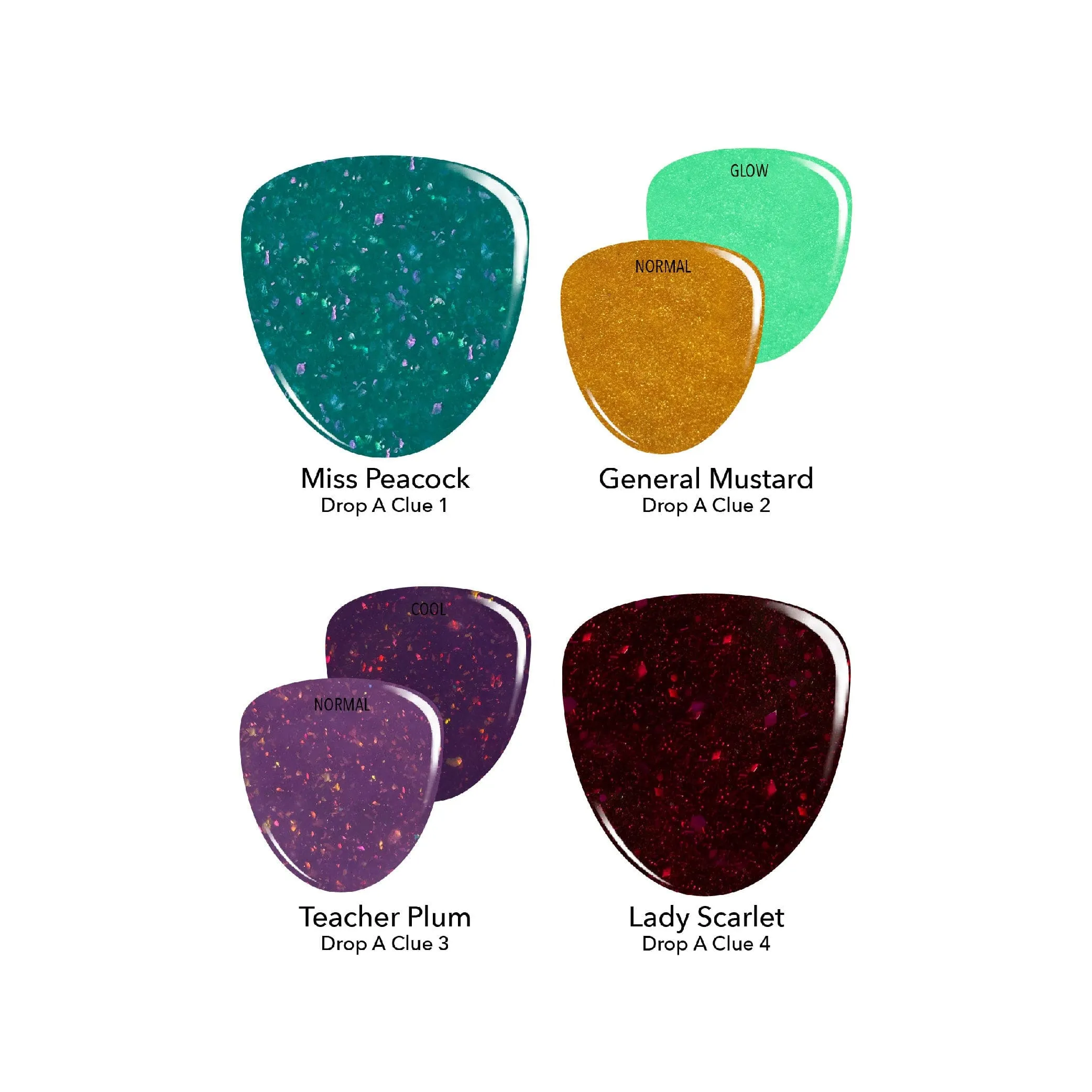 Drop A Clue | Dip Powder Theme Set
