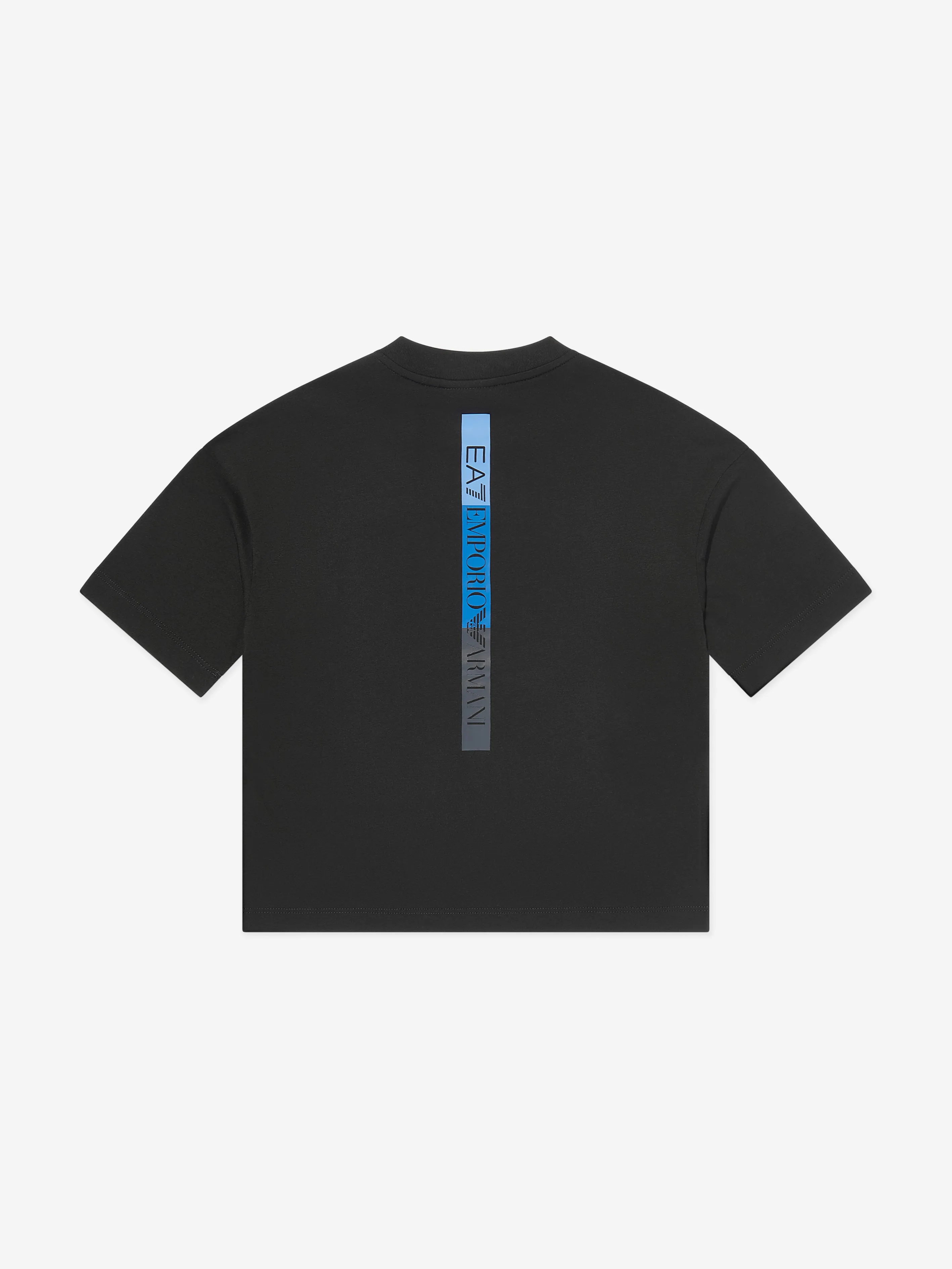 EA7 Emporio Armani Boys Logo T-Shirt in Black