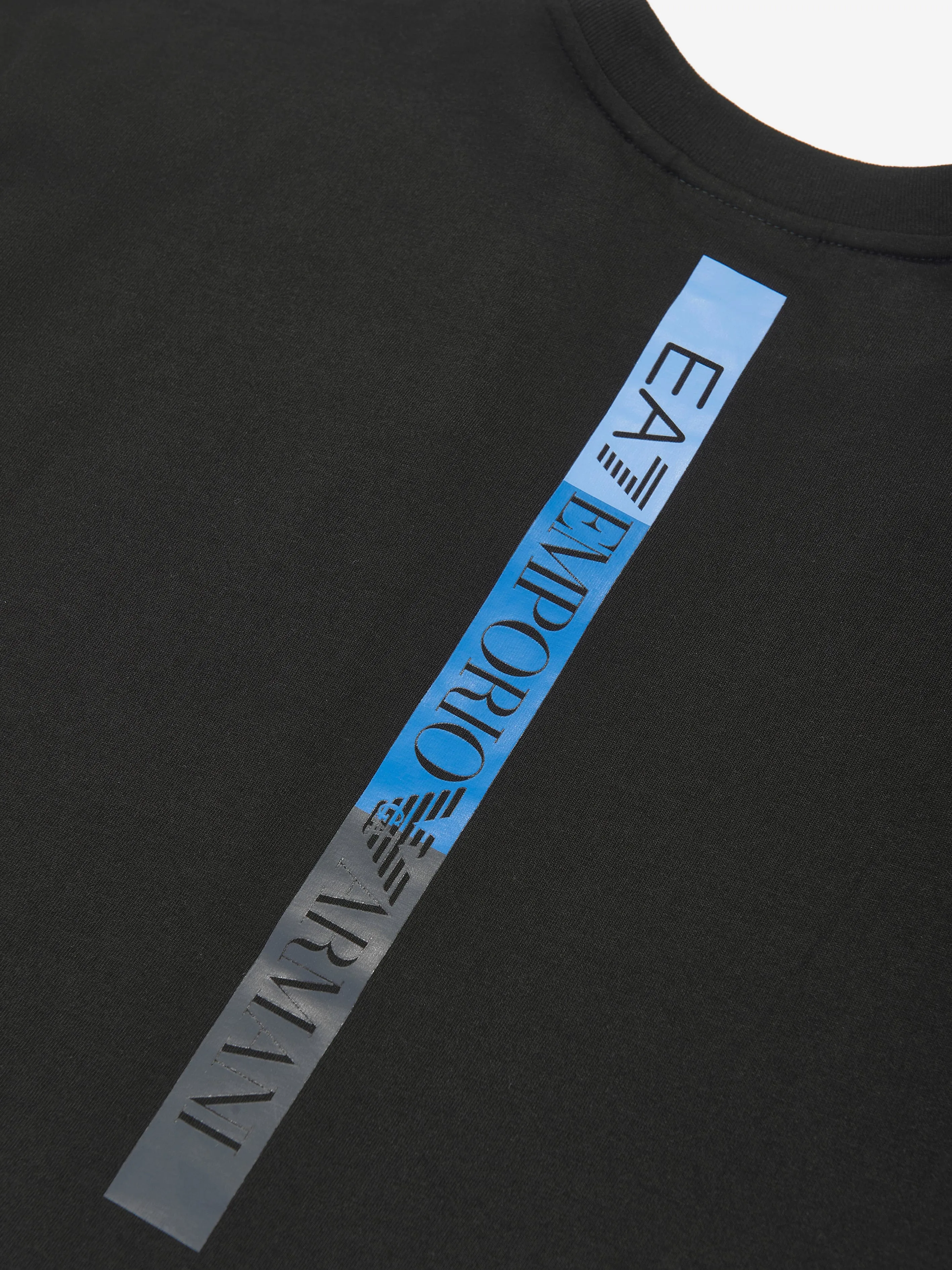 EA7 Emporio Armani Boys Logo T-Shirt in Black