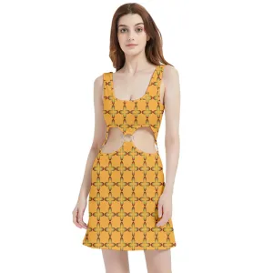 Easy On The Eyes Velvet Cutout Dress