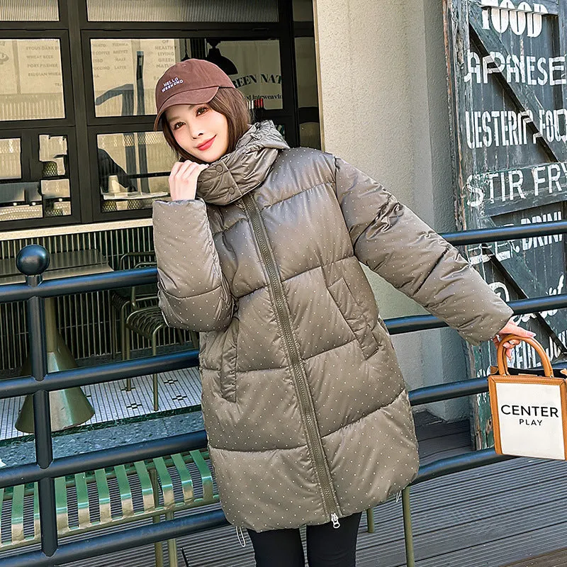 Easy-to-Clean and Relaxed-Fit Puffer Jacket for Women