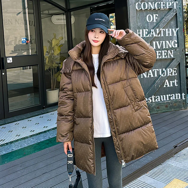 Easy-to-Clean and Relaxed-Fit Puffer Jacket for Women