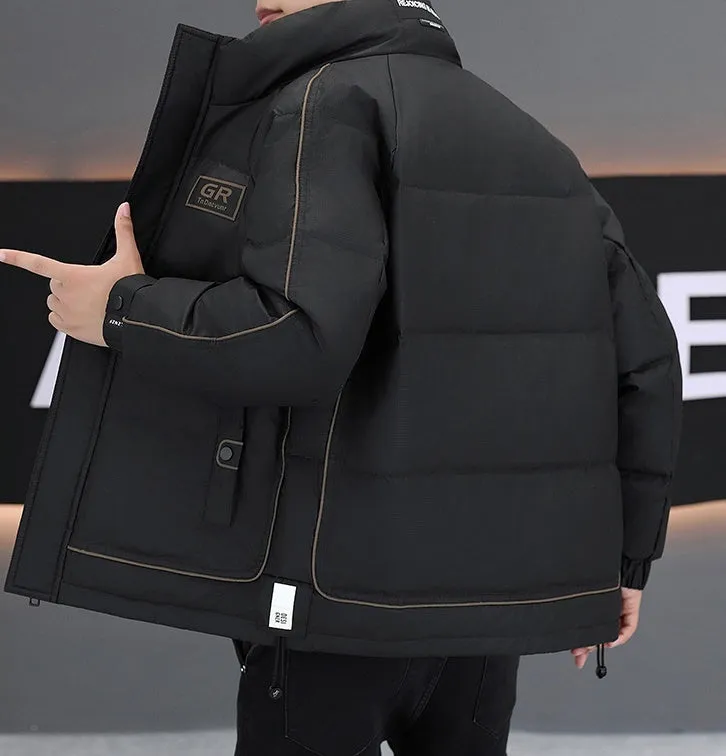 Easy-to-clean Quilted Down Jacket for Men - Perfect Winter Gear