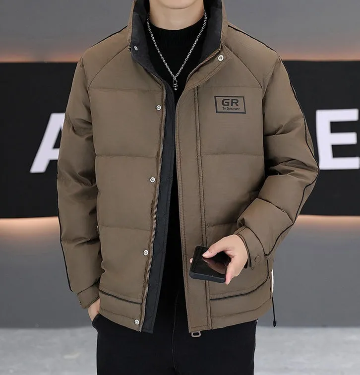 Easy-to-clean Quilted Down Jacket for Men - Perfect Winter Gear