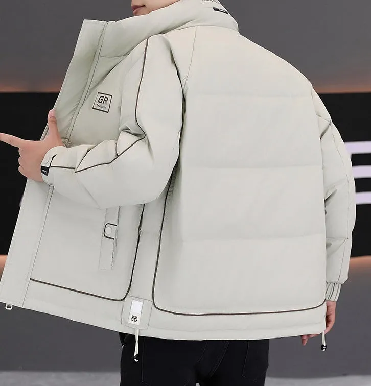Easy-to-clean Quilted Down Jacket for Men - Perfect Winter Gear