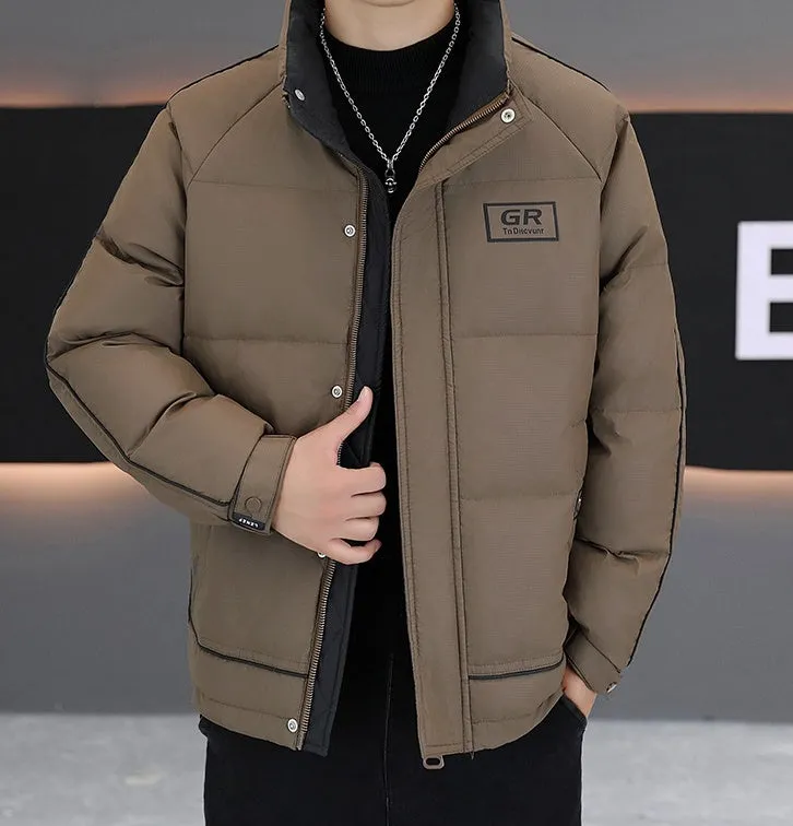 Easy-to-clean Quilted Down Jacket for Men - Perfect Winter Gear