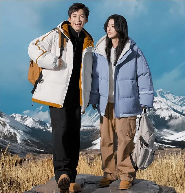 Easy-to-clean Thickened Quilted Puffer Jacket