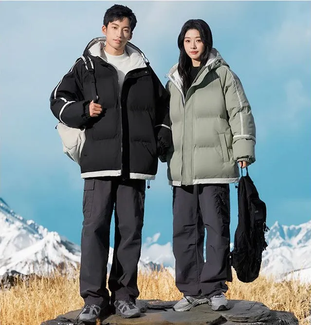 Easy-to-clean Thickened Quilted Puffer Jacket