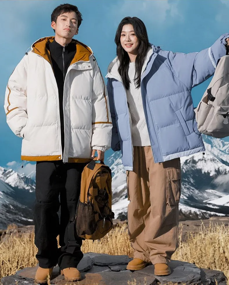 Easy-to-clean Thickened Quilted Puffer Jacket