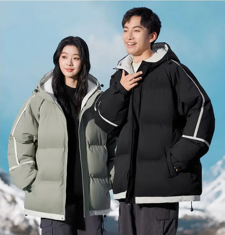 Easy-to-clean Thickened Quilted Puffer Jacket