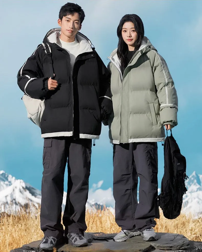 Easy-to-clean Thickened Quilted Puffer Jacket