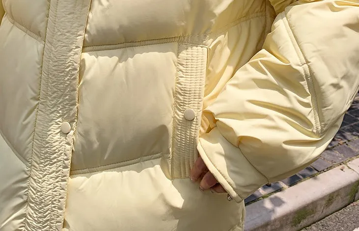 Easy-to-clean Water-resistant Quilted Puffer Jacket for Women