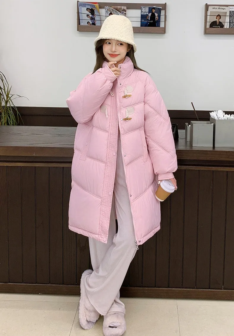 Easy-to-clean Water-resistant Quilted Puffer Jacket for Women