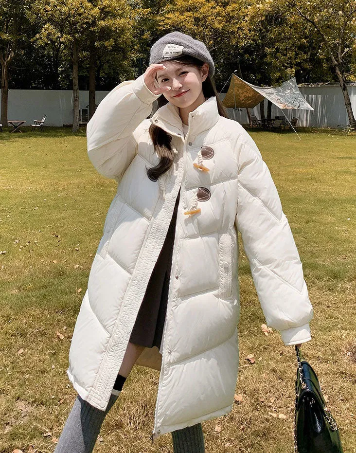 Easy-to-clean Water-resistant Quilted Puffer Jacket for Women