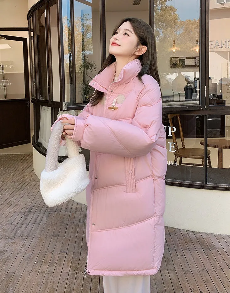 Easy-to-clean Water-resistant Quilted Puffer Jacket for Women