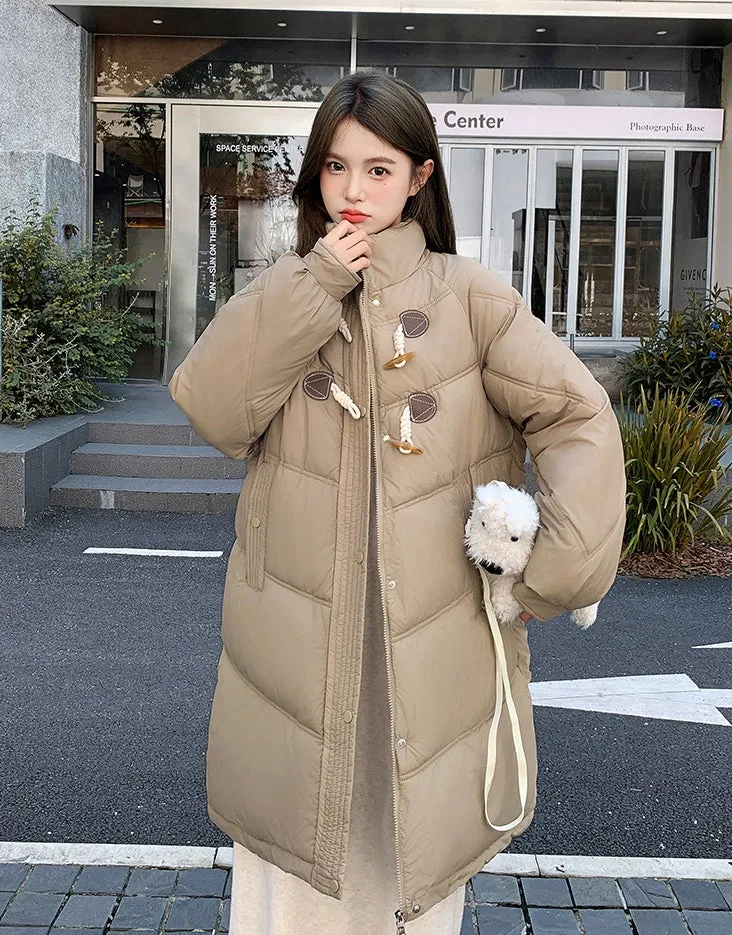 Easy-to-clean Water-resistant Quilted Puffer Jacket for Women