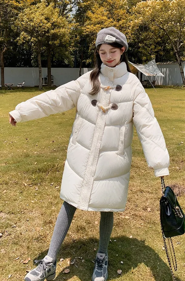 Easy-to-clean Water-resistant Quilted Puffer Jacket for Women