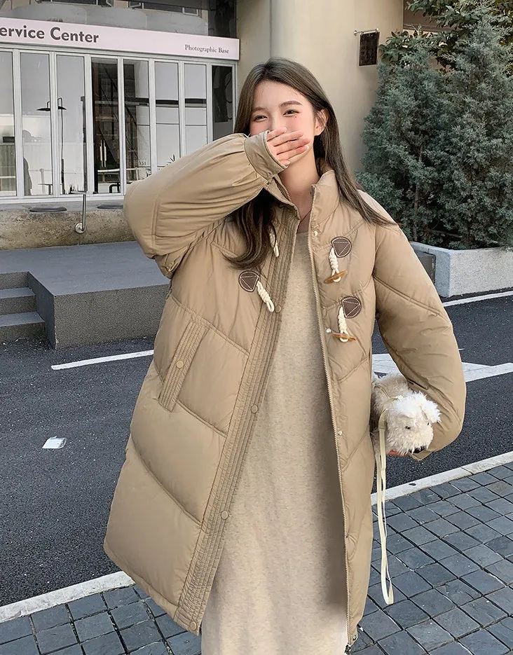 Easy-to-clean Water-resistant Quilted Puffer Jacket for Women