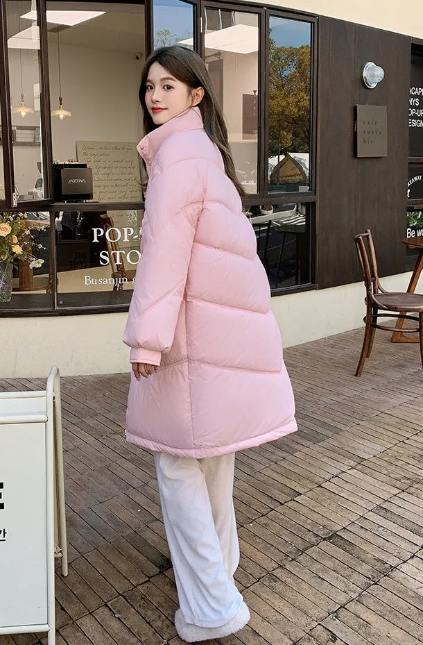 Easy-to-clean Water-resistant Quilted Puffer Jacket for Women